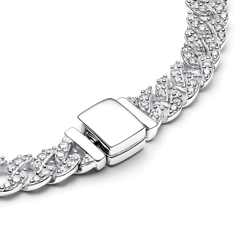 Timeless Pavé Cuban Chain Bracelet